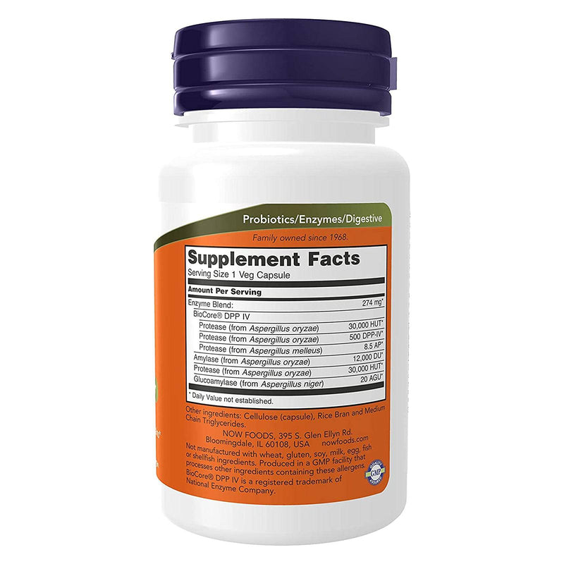 NOW Foods Gluten Digest 60 Veg Capsules