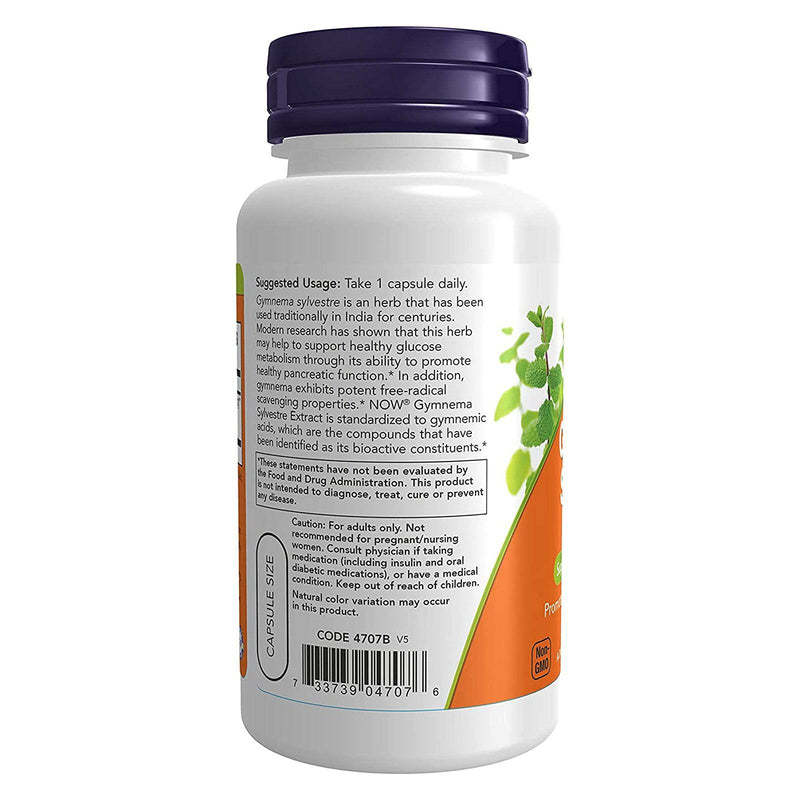 NOW Foods Gymnema Sylvestre 400 mg 90 Veg Capsules