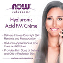 NOW Foods Hyaluronic Acid PM Creme 2 fl oz - DailyVita