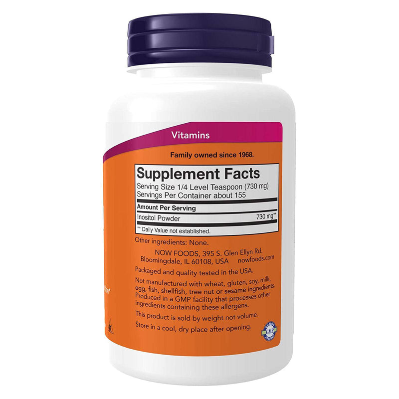 NOW Foods Inositol Powder Vegetarian 4 oz