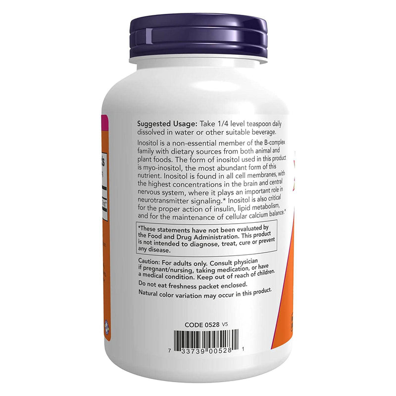 NOW Foods Inositol Powder Vegetarian 8 oz