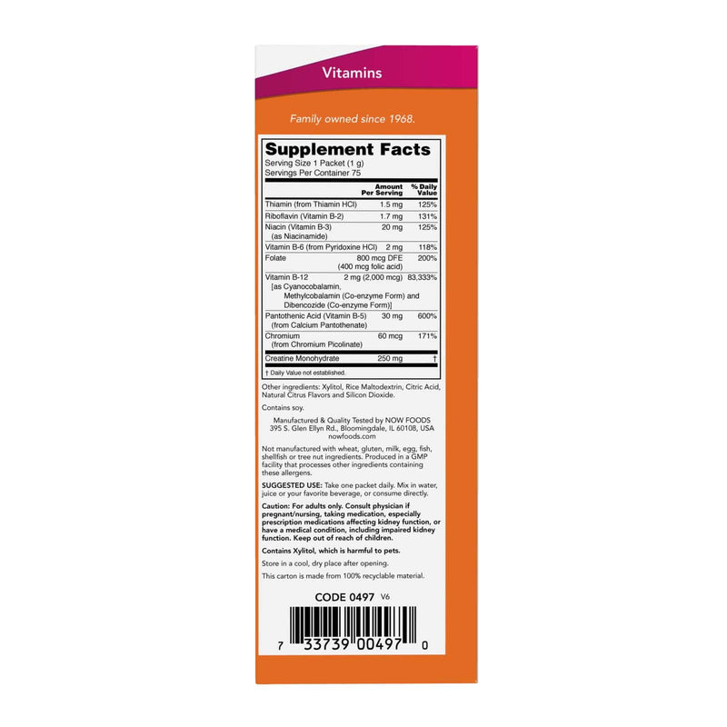 NOW Foods Instant Energy B-12 75 Packets