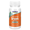 NOW Foods Iron 36 mg Double Strength 90 Veg Capsules - DailyVita