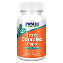 NOW Foods Iron Complex Caps 100 Veg Capsules - DailyVita