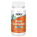 NOW Foods Iron Complex Vegetarian 100 Tablets - DailyVita