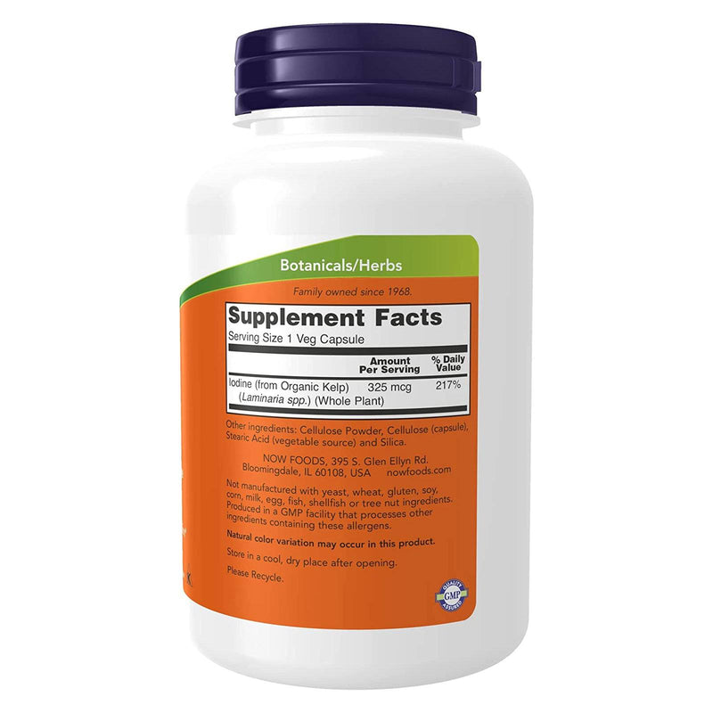 NOW Foods Kelp 325 mcg 250 Veg Capsules