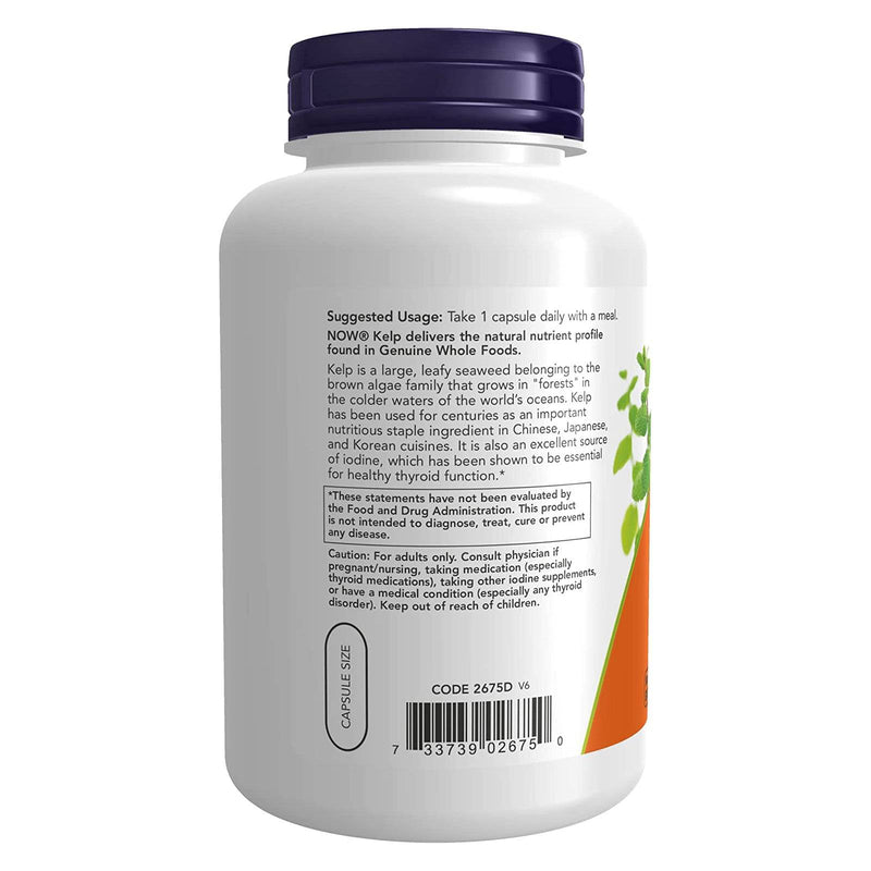 NOW Foods Kelp 325 mcg 250 Veg Capsules