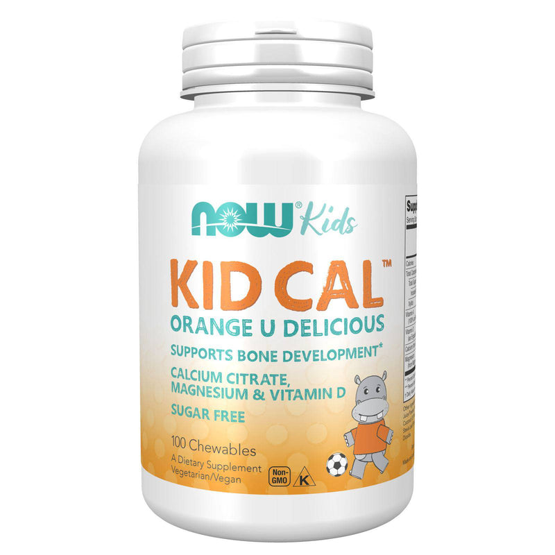 NOW Foods Kid Cal 100 Chewables, Calcium Magnesium with Vitamin D3