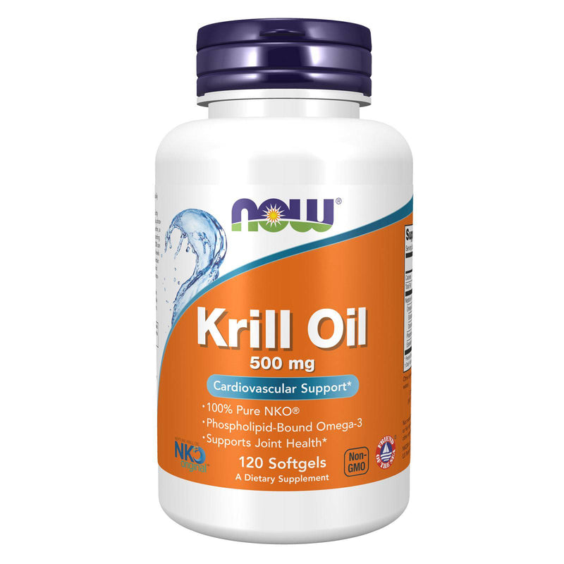 NOW Foods Krill Oil 500 mg 120 Softgels