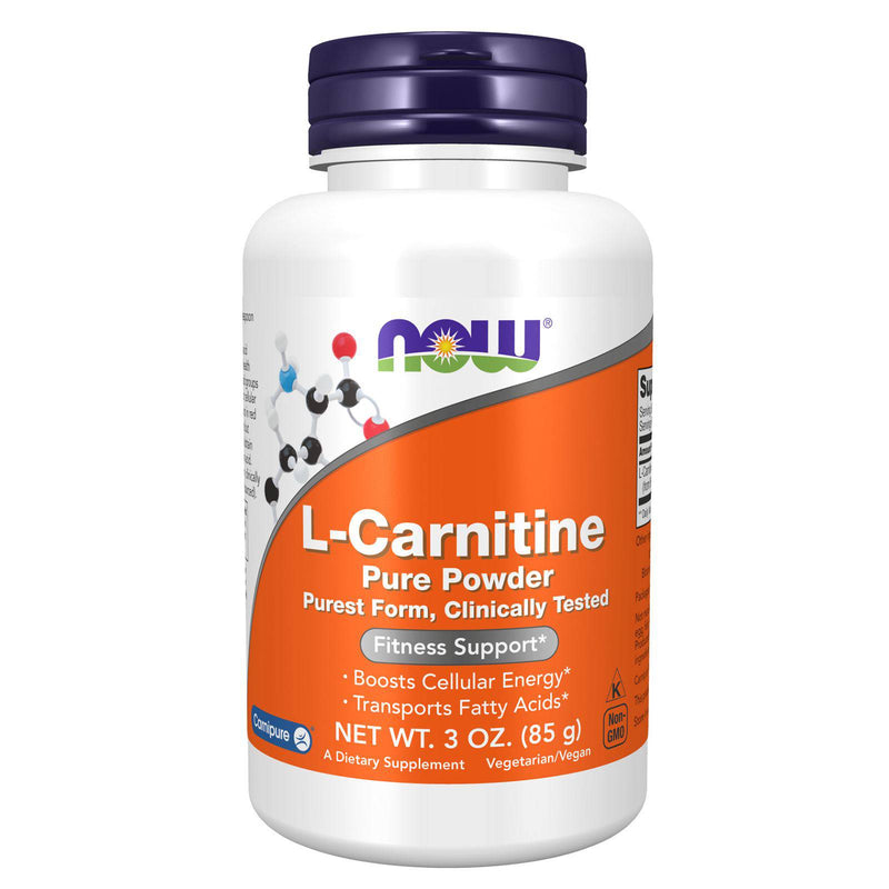 NOW Foods L-Carnitine Pure Powder 3 oz | DailyVita NOW Foods L-Carnitine Pure Powder 3 oz | DailyVita