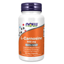 NOW Foods L-Carnosine 500 mg 50 Veg Capsules - DailyVita