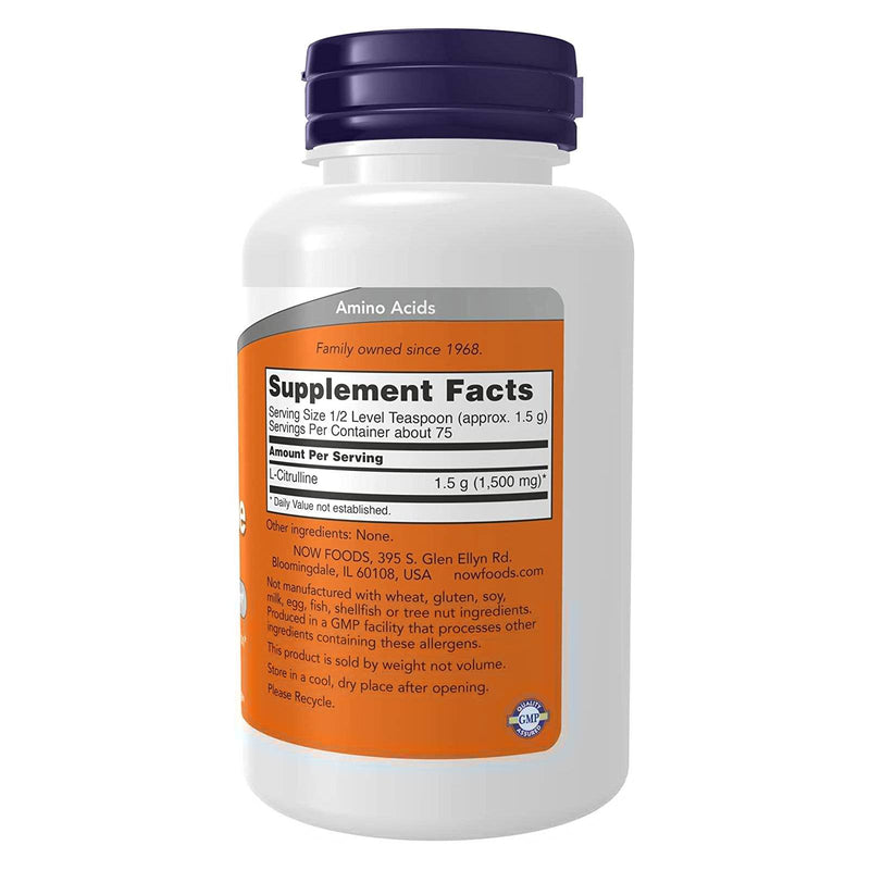 NOW Foods L-Citrulline Pure Powder 4 oz