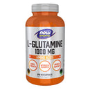 NOW Foods L-Glutamine Double Strength 1000 mg 240 Veg Capsules - DailyVita