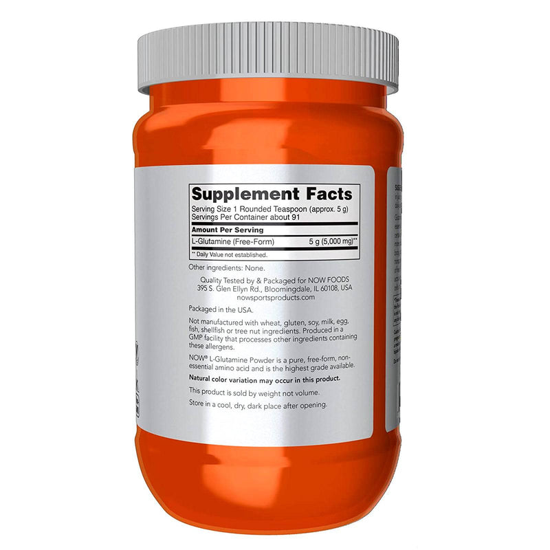 NOW Foods L-Glutamine Powder 1 lb