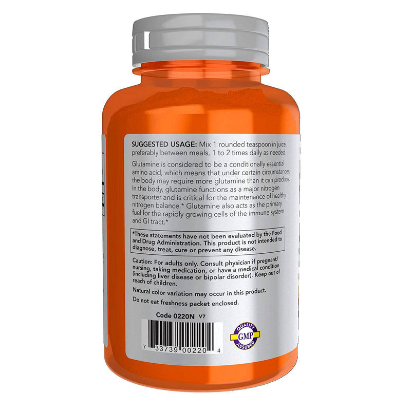 NOW Foods L-Glutamine Powder 6 oz