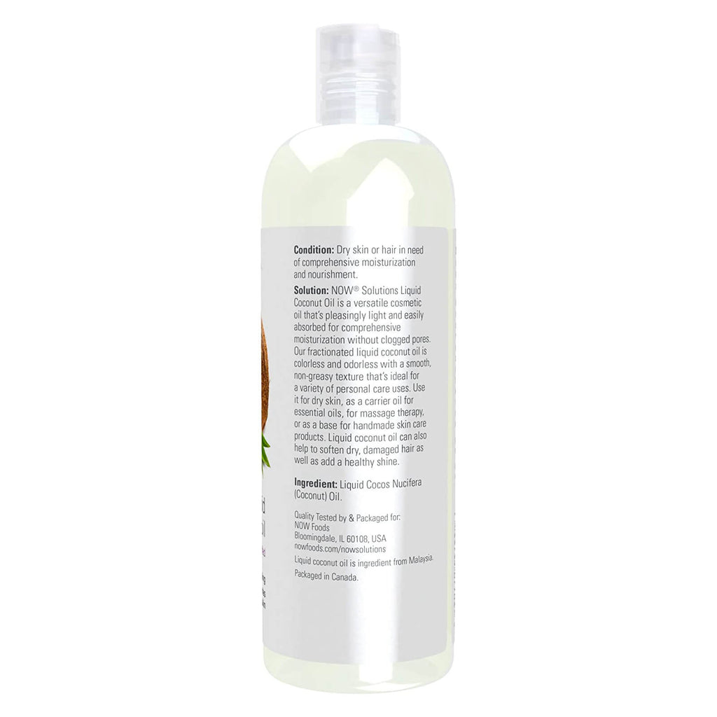 NOW Foods Liquid Coconut Oil 16 fl oz - DailyVita