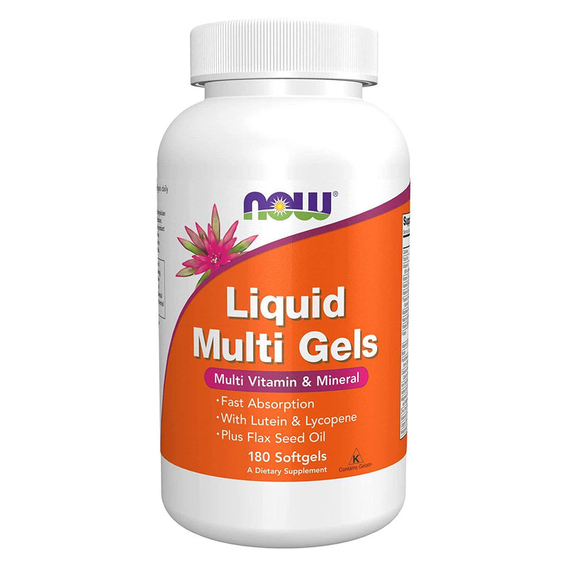 NOW Foods Liquid Multi Gels 180 Softgels