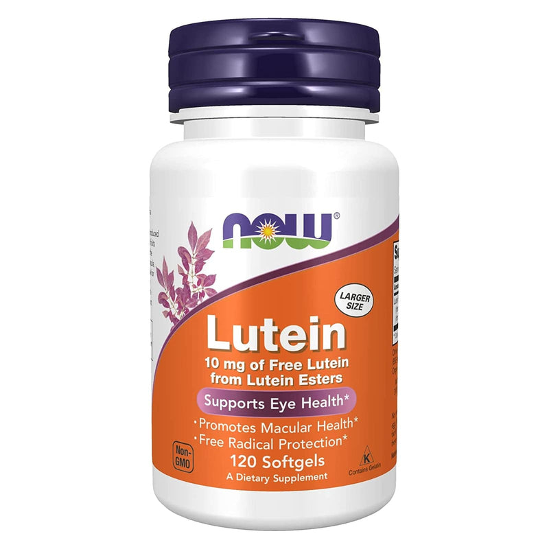 NOW Foods Lutein 10 mg 120 Softgels