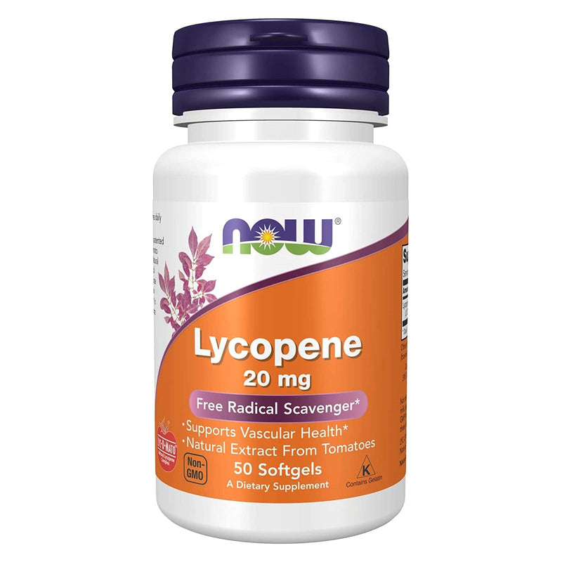 NOW Foods Lycopene 20 mg 50 Softgels