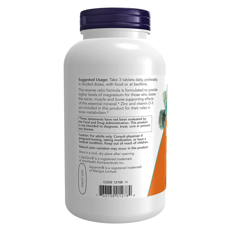 NOW Foods Magnesium & Calcium 250 Tablets