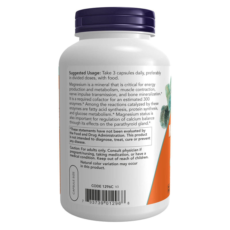 NOW Foods Magnesium Citrate 240 Veg Capsules