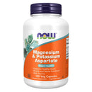 NOW Foods Magnesium & Potassium Aspartate 120 Veg Capsules - DailyVita