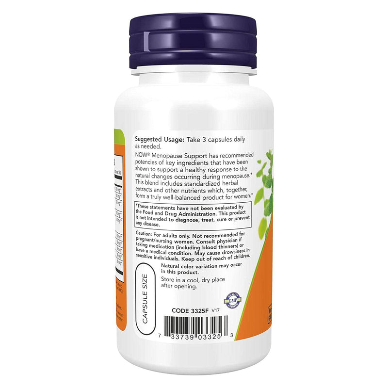 NOW Foods Menopause Support 90 Veg Capsules