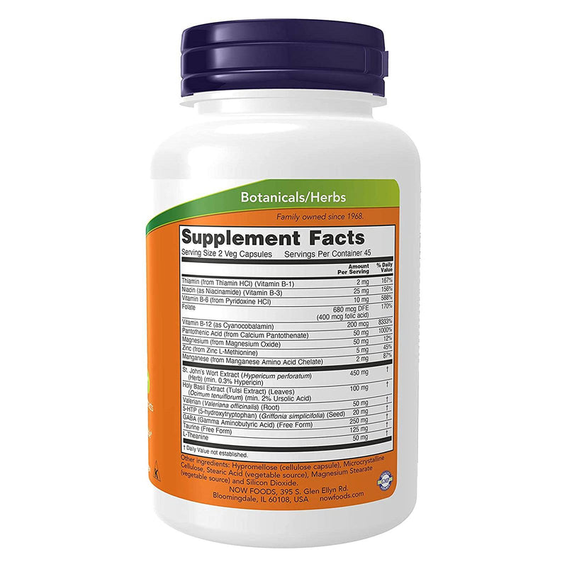 NOW Foods Mood Support 90 Veg Capsules