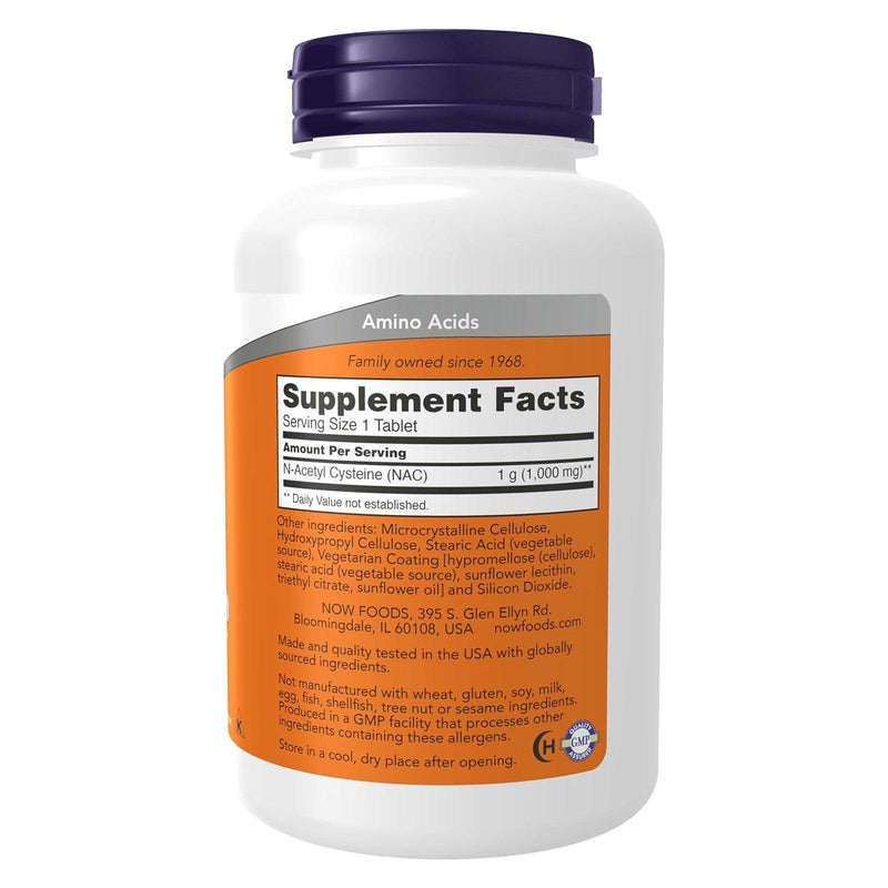 NOW Foods N-Acetyl cysteine (NAC) 1000 mg 120 Tablets