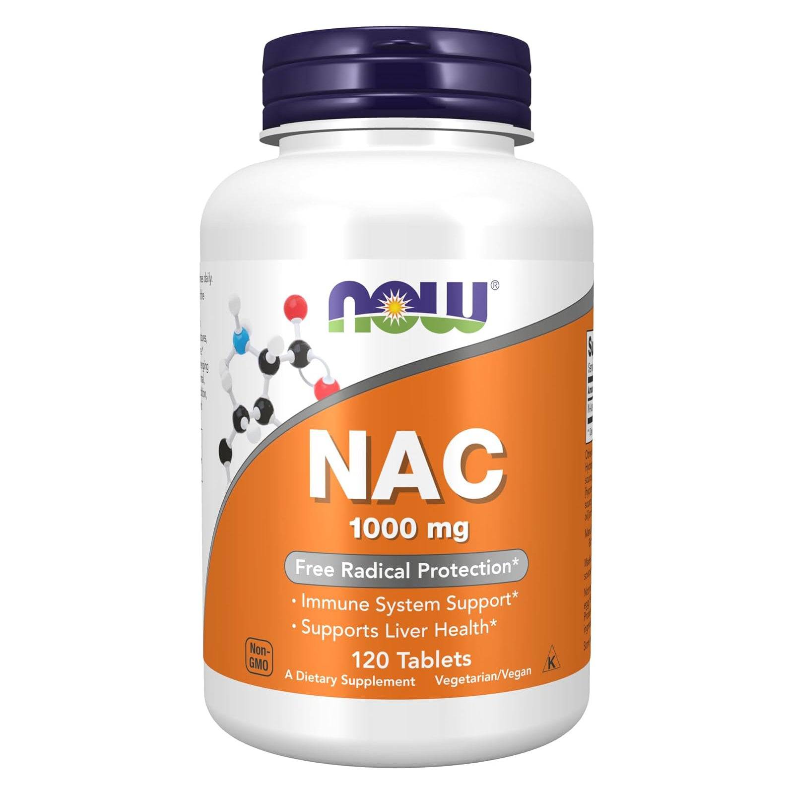 NOW Foods N-Acetyl cysteine (NAC) 1000 mg 120 Tablets