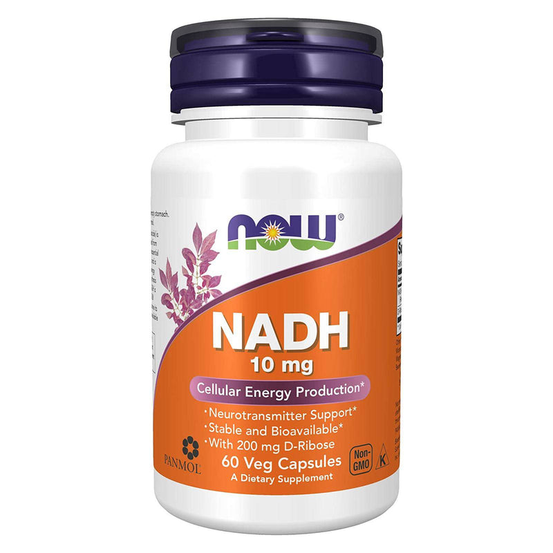 NOW Foods NADH 10 mg 60 Veg Capsules