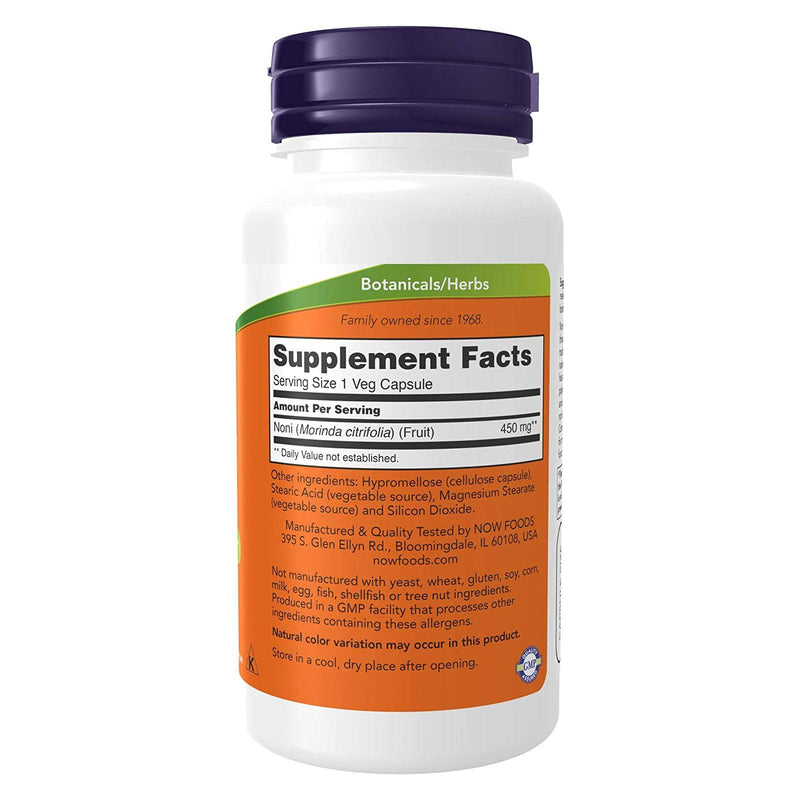 NOW Foods Noni 450 mg 90 Veg Capsules