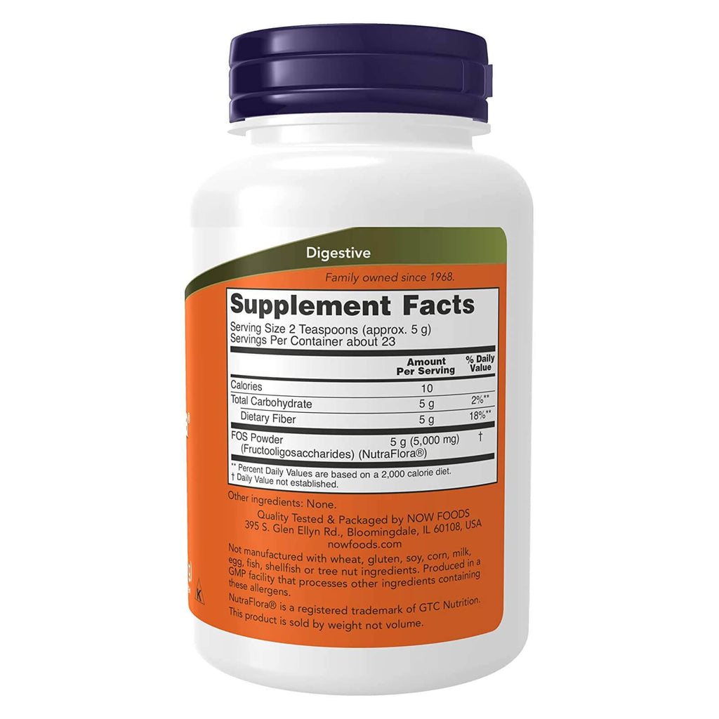 40z Powder NOW Foods NutraFlora FOS 4 oz Powder | DailyVita