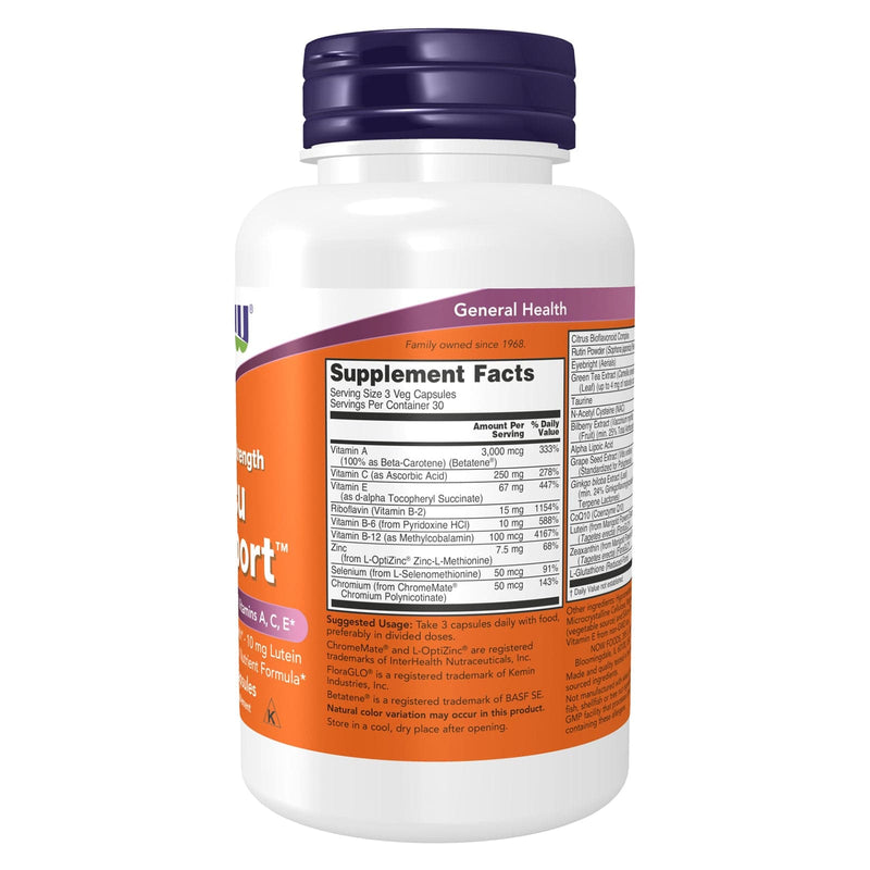 NOW Foods Ocu Support Clinical Strength 90 Veg Capsules