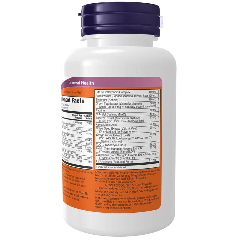 NOW Foods Ocu Support Clinical Strength 90 Veg Capsules