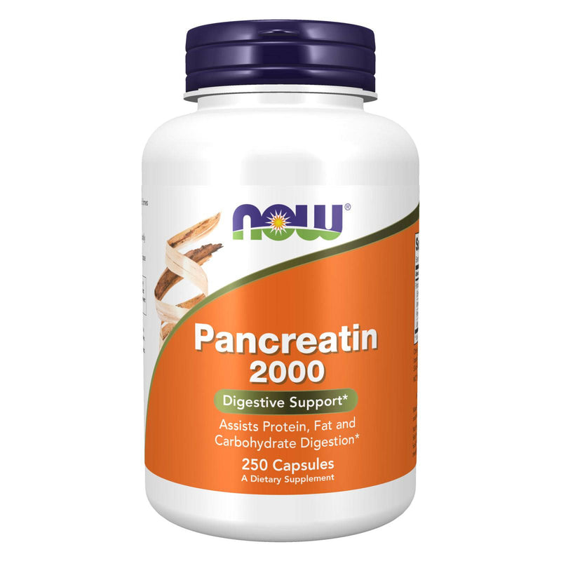 NOW Foods Pancreatin 2000 250 Capsules