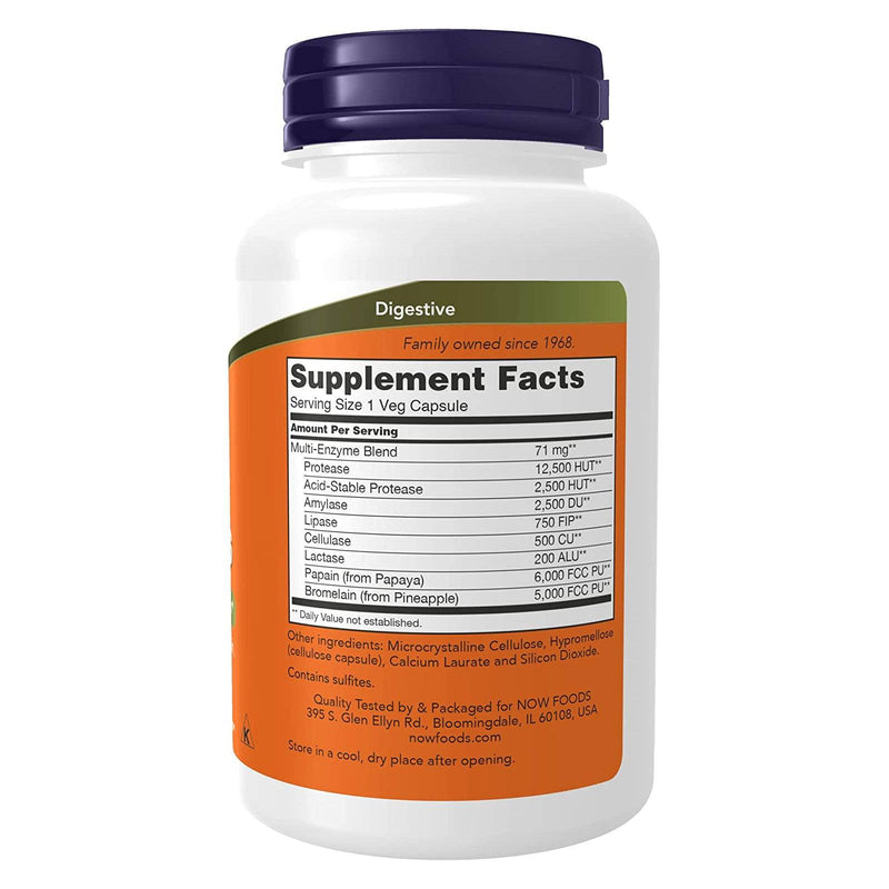 NOW Foods Plant Enzymes 120 Veg Capsules