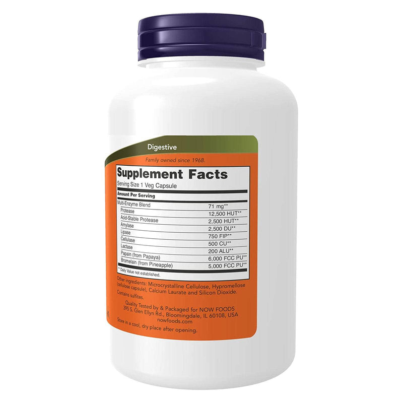 NOW Foods Plant Enzymes 240 Veg Capsules