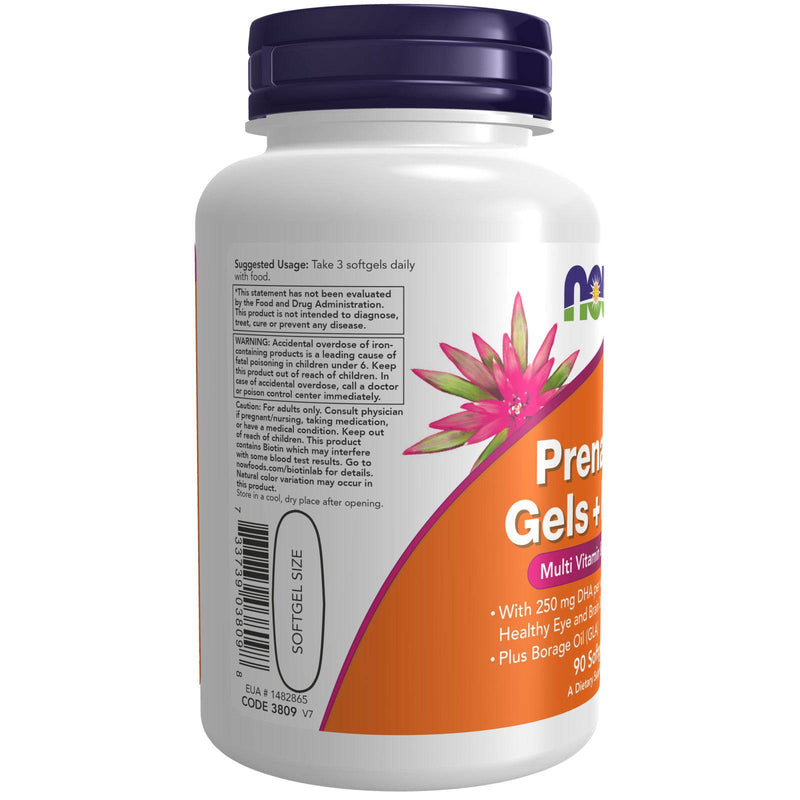 NOW Foods Prenatal Gels + DHA