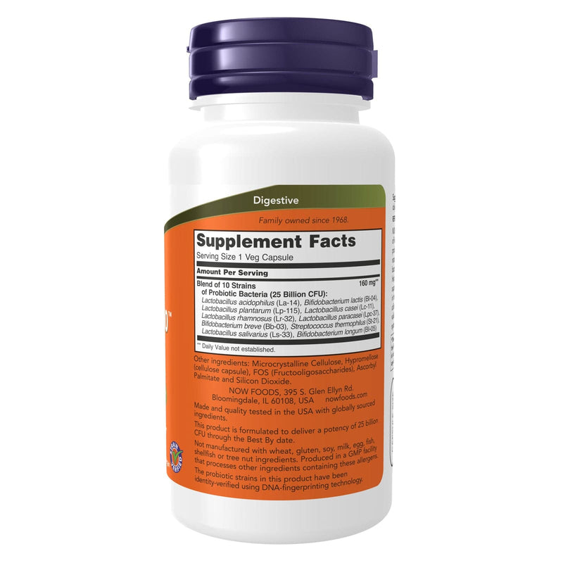 NOW Foods Probiotic-10 25 Billion 100 Veg Capsules