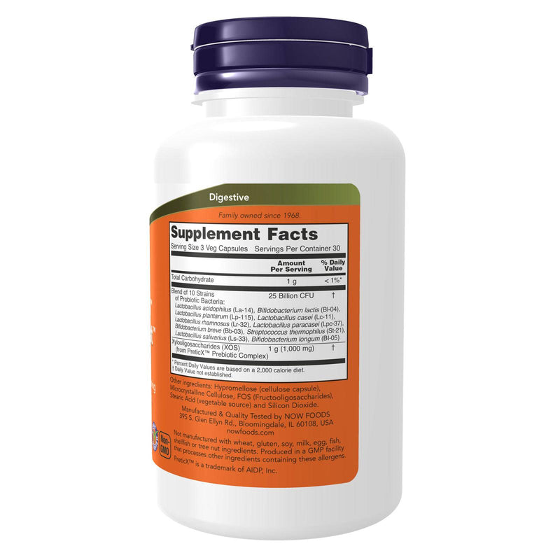 NOW Foods Probiotic-10 & Bifido Boost 90 Veg Capsules