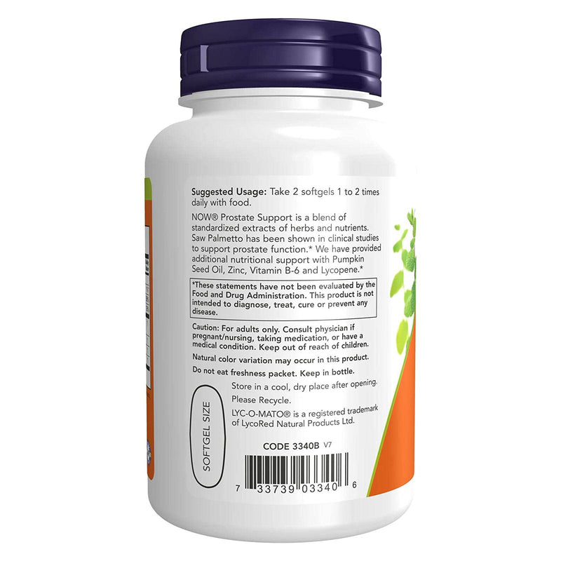 NOW Foods Prostate Support 90 Softgels