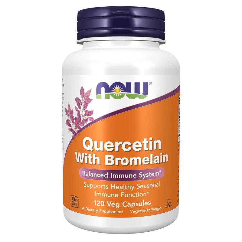 NOW Foods Quercetin with Bromelain 120 Veg Capsules