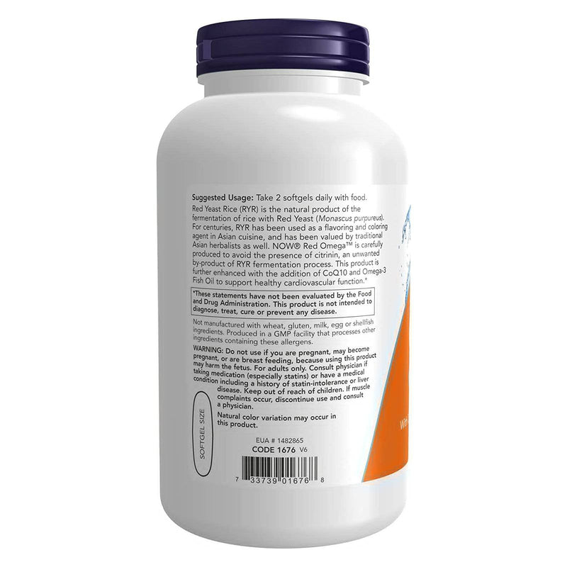 NOW Foods Red Omega 180 Softgels