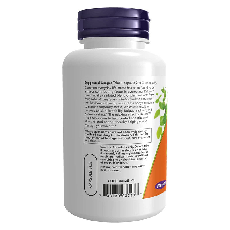 NOW Foods Relora 300 mg 120 Veg Capsules