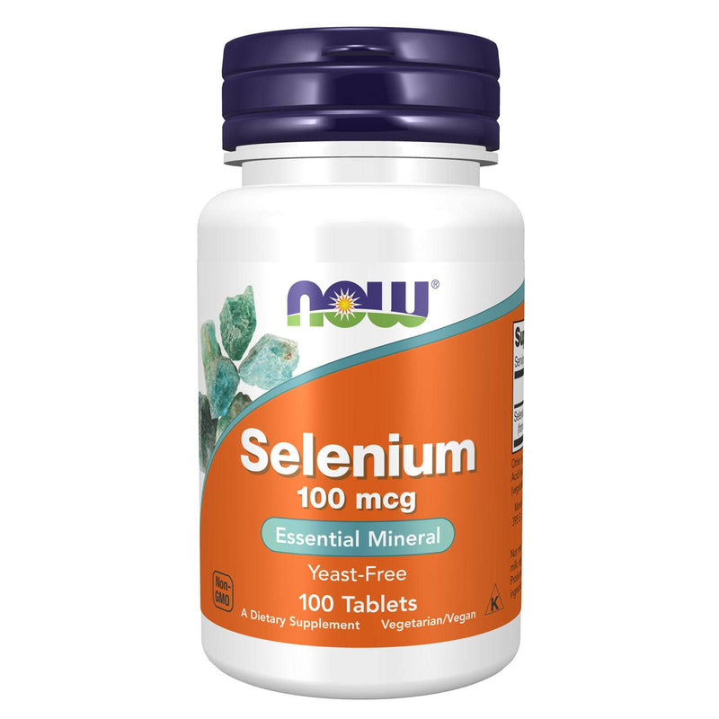 NOW Foods Selenium 100 mcg 100 Tablets