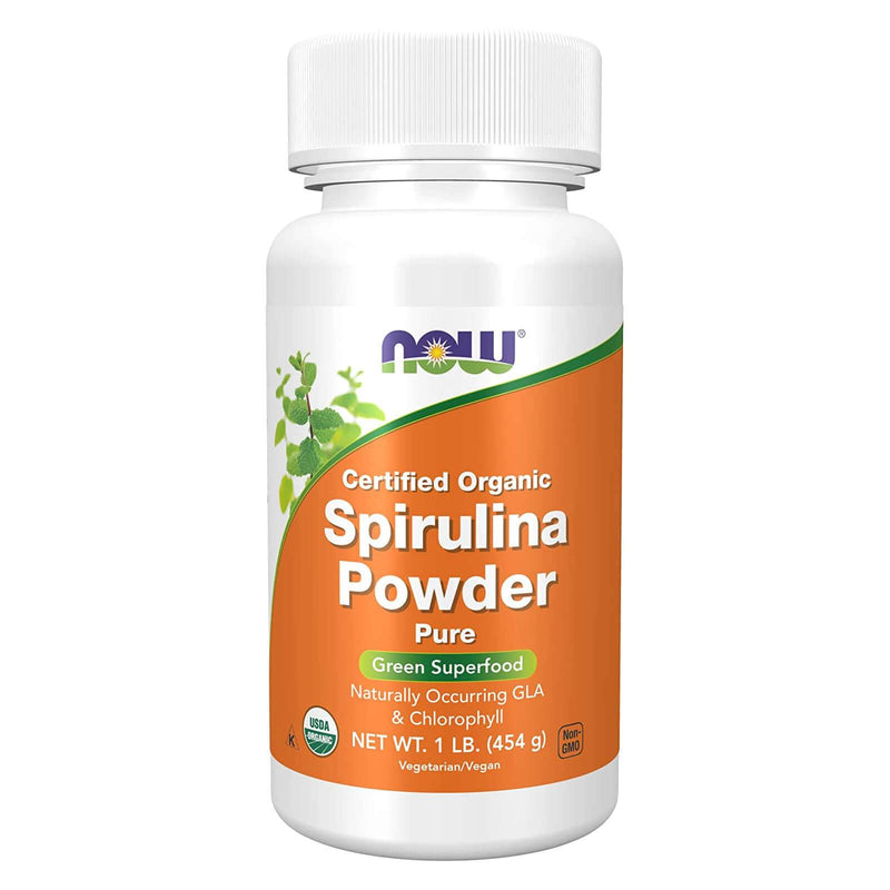 NOW Foods Spirulina Organic Powder 1 lb