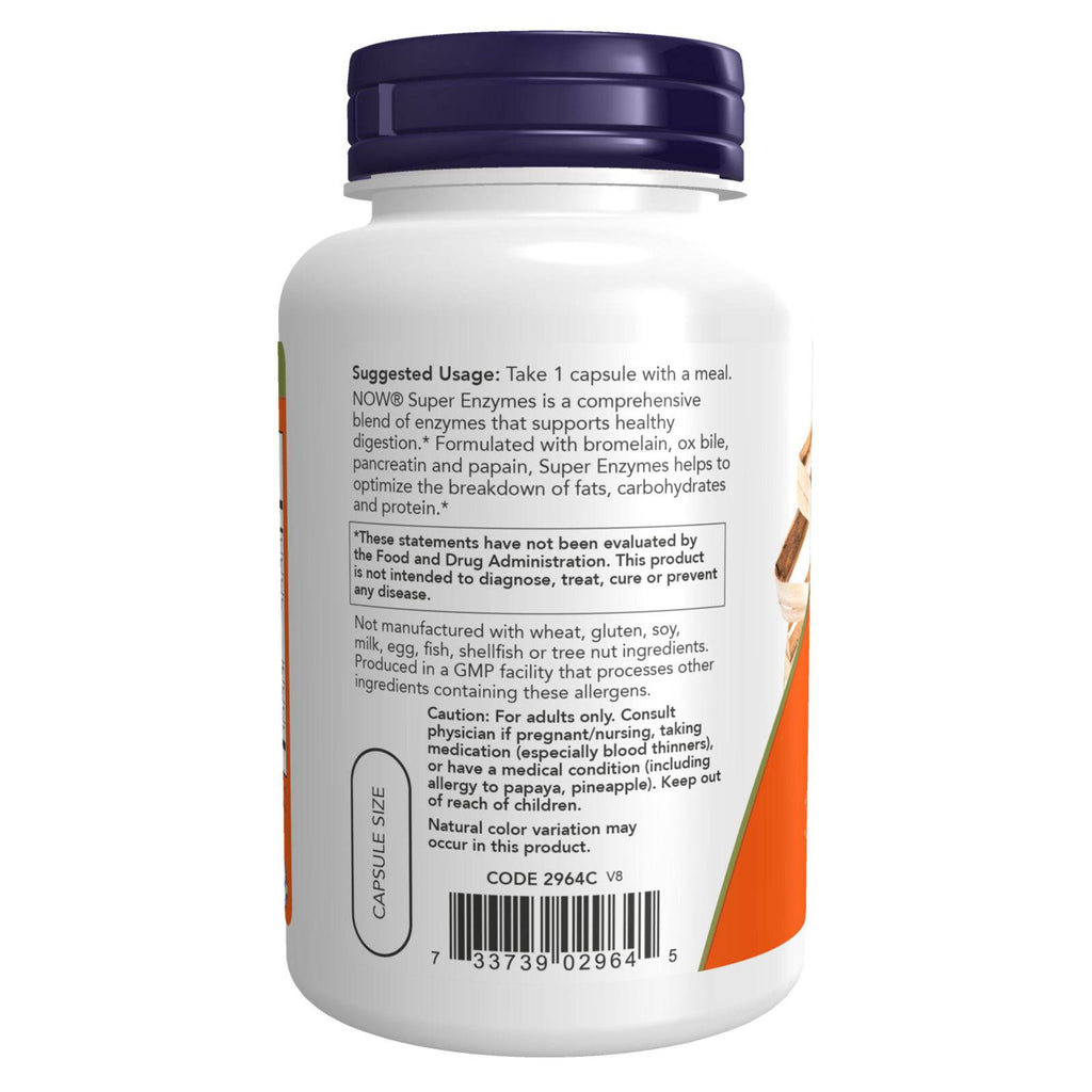 NOW Foods Super Enzymes 180 Capsules - DailyVita