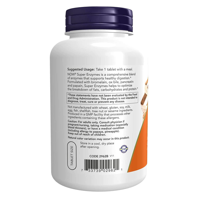 NOW Foods Super Enzymes 180 Tablets