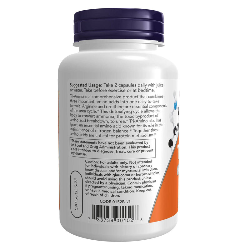 NOW Foods Tri-Amino 120 Capsules